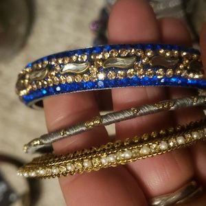 3 vimtage from India bracelets